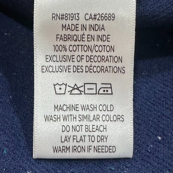 Robert Graham Lindell Long Sleeve Knit In Navy Classic‎ Fit Medium Quarter Zip - Picture 7 of 9